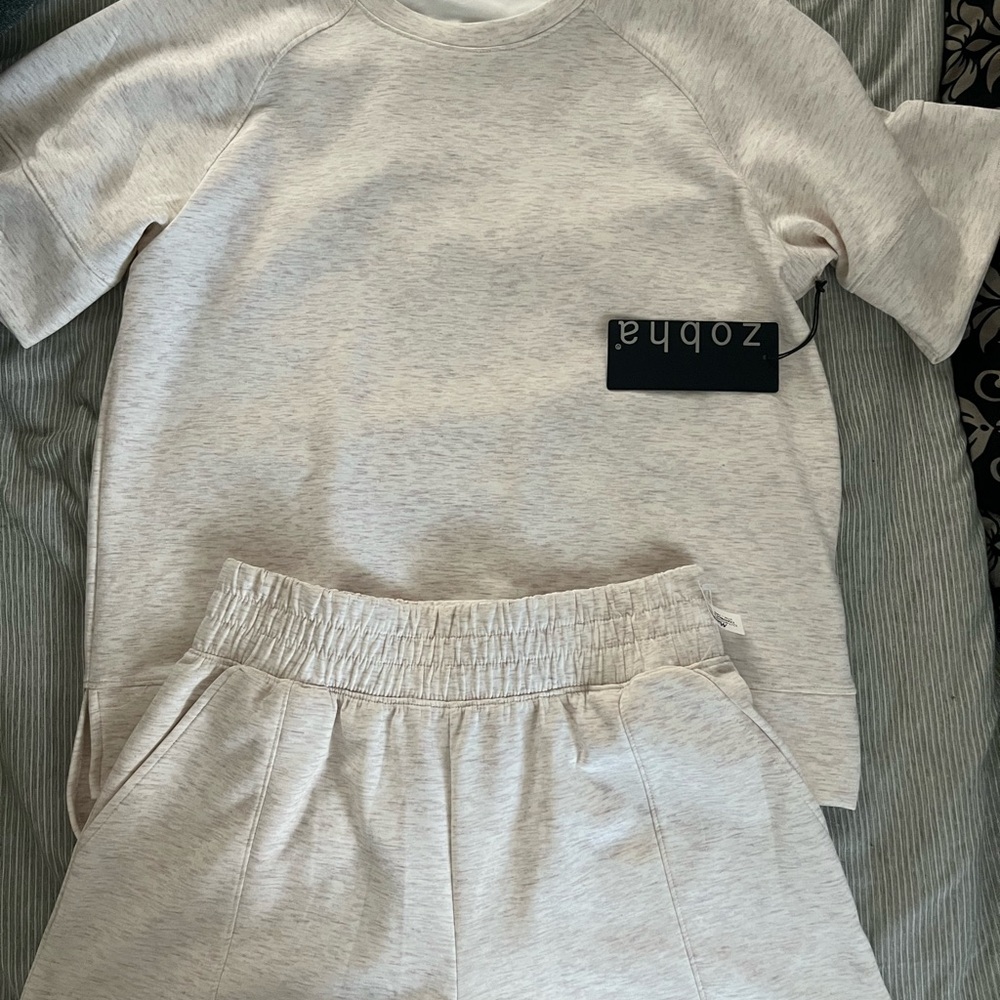 Zobha Beige Casual Set
